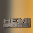 IMG-4411.jpg HEMI 5.7 LITER Dodge RAM 1500 Emblem Nameplate