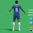 Enzo_5.jpg 3D Rigged Enzo Fernandez Chelsea 2024