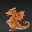 Screenshot-2025-05-31-141024.png 可爱的橙色幼龙 3D 模型 (gragonite)