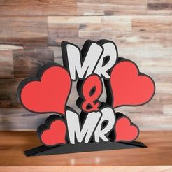 MrMr-Gesamt.jpg Mr & Mr, hearts, neon sign, lightbox, love, wedding, Valentine's Day
