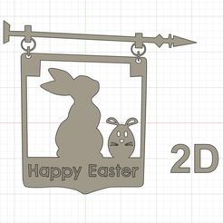paque02.jpg Free STL file Passover sign・3D print design to download