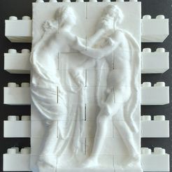 20200216_110152.jpg La nymphe Montini et un ancien ensemble mural en satyre (compatible Lego)