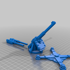 ThunderfireComplete.png 3MF file Squat Thunderfire Cannon MK2・Design to download and 3D print