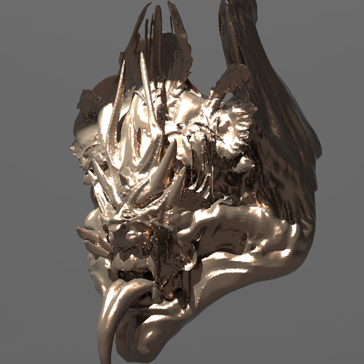 Dragon lineage mask 3D model