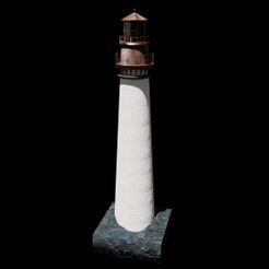 phare_view0.jpg Download OBJ file Maritime lighthouse • 3D print model, liis06