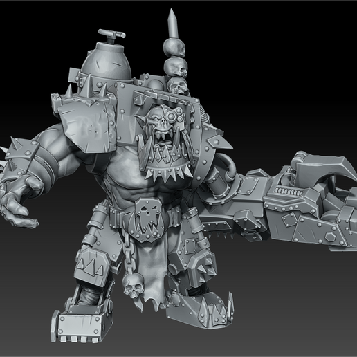 Warboss Orktober 3D model