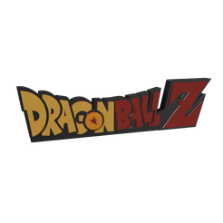 Untitled-v1.png STL file 3D MULTICOLOR LOGO/SIGN - Dragon Ball Z・3D printer model to download