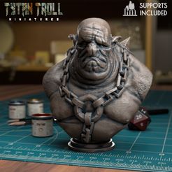 720X720-troblin.jpg STL file Goblin Bust - [Pre-Supported]・3D printer design to download, TytanTroll_Miniatures