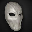2.png Slenderman Cosplay Costume Face Mask 3D print model