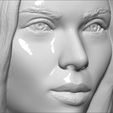 17.jpg Scarlett Johansson bust 3D printing ready stl obj formats