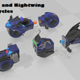Batman-and-Nightwing-Cycles.png Custom Batcave Diorama for 7 inch Figures w/Bikes
