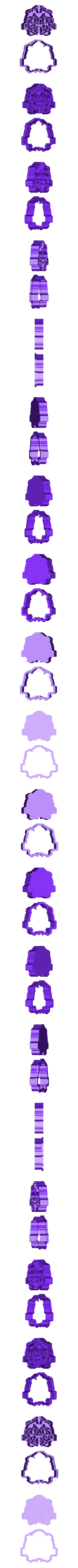 Bumblebee_stamp.stl Bumblebee and autobots cookie cutter