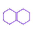 Trellis plante verte 2 hexa v6.stl Modular trellis to support climbing plants