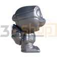 c4.jpg 3D Miniatur-Schildkröte ORANGE - Figur, niedlich, Chibi