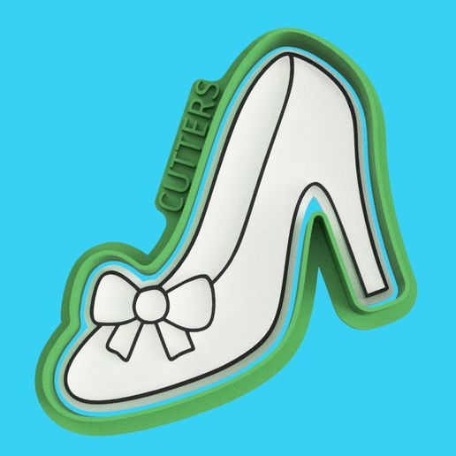 princess-shoe-zapato-princesa-real-01.jpg 👠👑 Princess Shoe Cookie Cutter – Royal Style – Cortante Zapato de Princesa – Estilo Real y Elegante