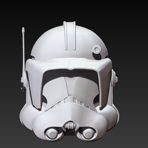 STL file Clone Commander Fox Phase 2 helmet (Star Wars Black Series. 1: ...