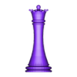 Blue Queen_.obj Chess Board Complete Set