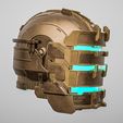 DSRemake2.jpg Dead Space Remake Engineer Helmet  - 3D Printable STL Model
