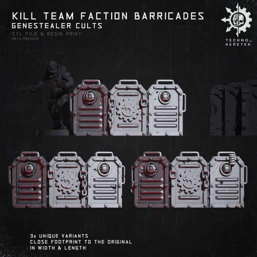 kt-bar-GSC3.jpg Gene Cult Faction Barricades for Kill Team