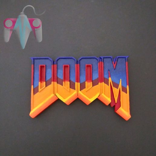 1.jpg Doom Logo Wall/Shelf Decor