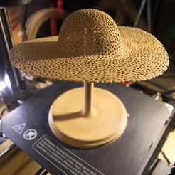 Capture d’écran 2017-05-23 à 18.00.10.png Free STL file voronoi hat jewelry stand・Design to download and 3D print