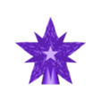 star_wider_hole.stl Christmas tree topper star