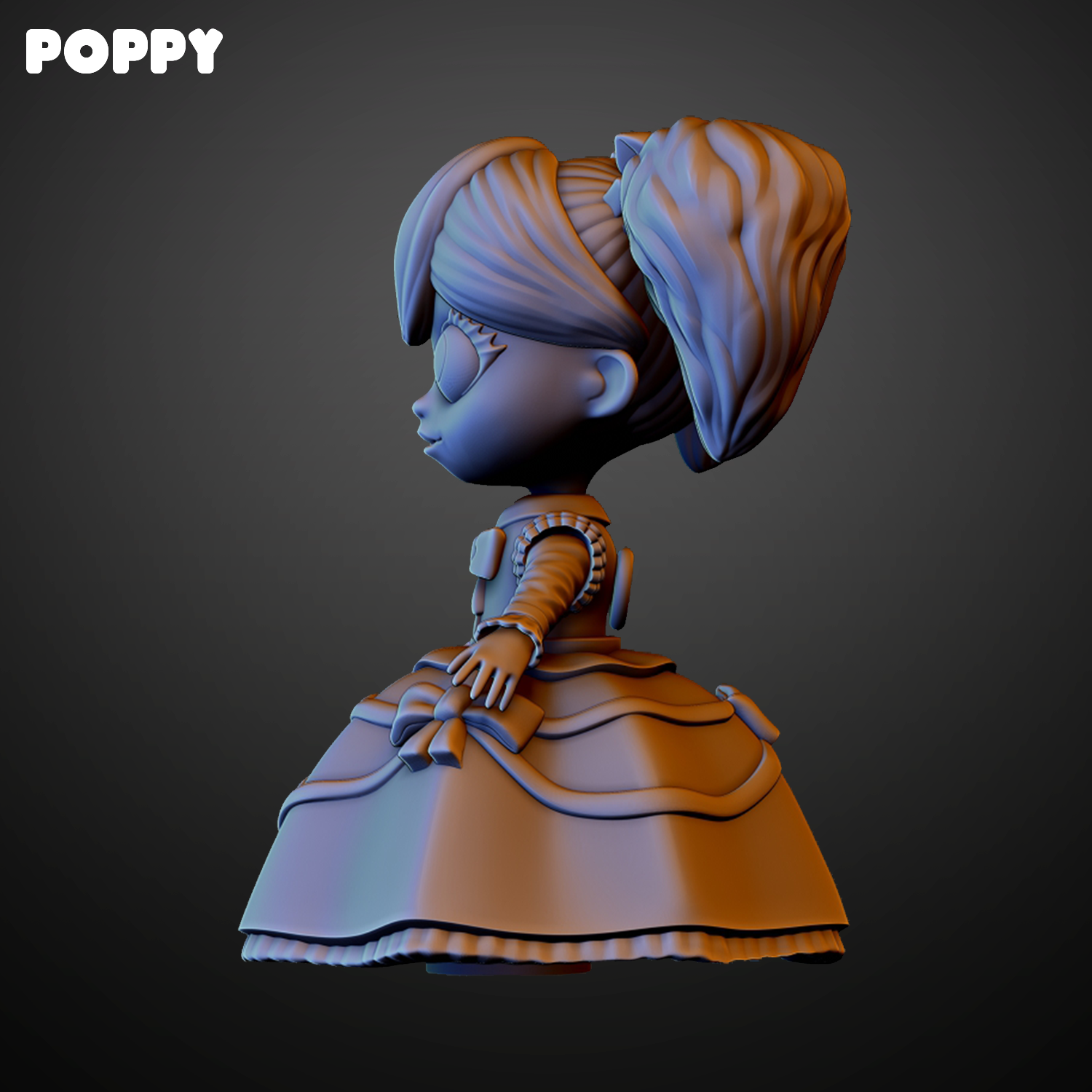 Stl File Poppy Playtime Poppy・3d Printable Model To Download・cults 8144