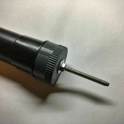 260adcec-e9cd-43e8-bae7-0ab2ca07f62e.jpg Free 3D file Pole Foot With Spike - Fishing Rod Mount For An Antenna・3D printer design to download