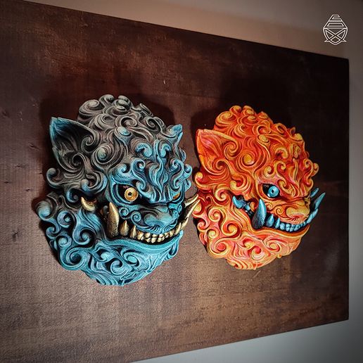 Lion Foo, Wall Key Chain