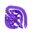 HeyPrintIt_Winged_Dragon_V01.stl Dragão alado articulado para impressão no local - 30+ articulações | STL multi-material de 4 cores (Bambu A1 Mini Ready)