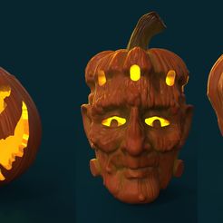 all.jpg Fichier STL Modèle d'impression 3D de Lantern Jacks・Modèle à télécharger et à imprimer en 3D
