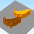 Build_Plate.jpg Wolf Shape Phone Stand Bundle- Instant Download - No Supports Needed