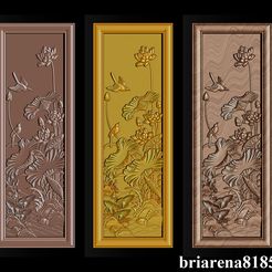 QC.jpg Conception du relief du motif du lotus pour la défonceuse CNC
