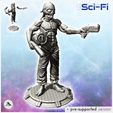 1-PREM.jpg Scaly-skinned alien warrior with double laser guns (13) - SF SciFi wars future apocalypse post-apo wargaming wargame