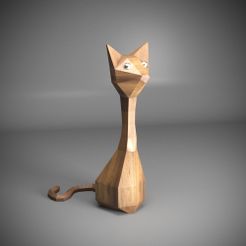 RENDER1.JPG OBJ-Datei CAT・Design für 3D-Drucker zum herunterladen