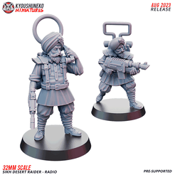 SCI_05_SIKH_DESERT_RAIDER_RADIOMEN.png Файл STL сикхские рейдеры пустыни - радист・Шаблон для 3D-печати для загрузки
