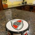 2.jpg RIVER PLATE SUGAR BOWL IN 3D! IN THE SHAPE OF A BASS DRUM!