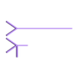 supports antenne.stl Conversion set : Carro Comando M41 (WW2 italian command tank)