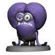 3.jpg Purple mutated minion for 3D printing STL