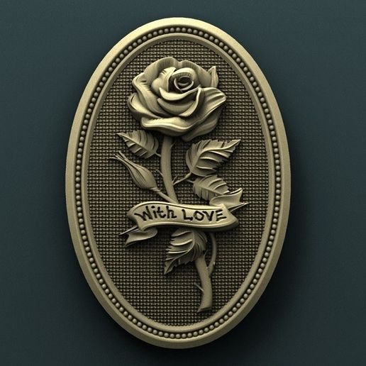 927. Panno.jpg Download free STL file Roses • 3D printing template, stl3dmodel