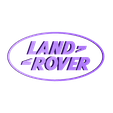 logo_ech_0.5_gold_letters.STL Land Rover Logo Dome