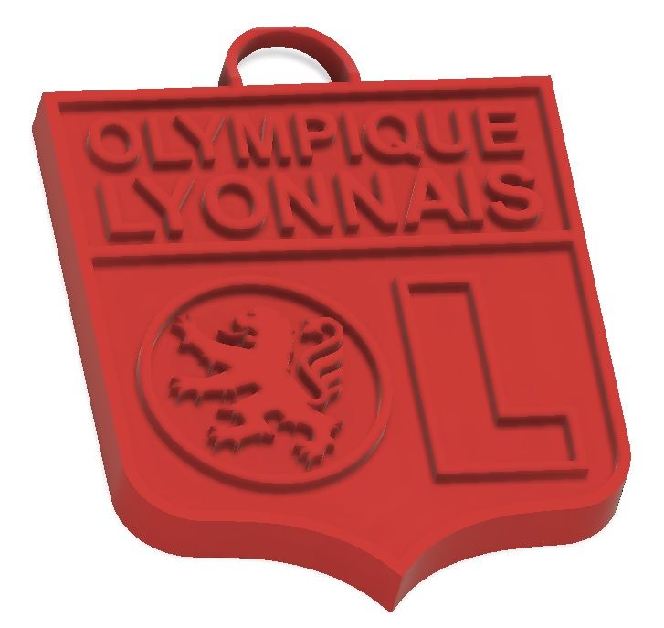 Porte-clés Collector OL (Olympique Lyonnais) - Saison 1994-1995 - Rare - Fabriqué En France