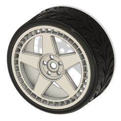 STL file Wheel nissan skyline fast and furious 2・3D print model 