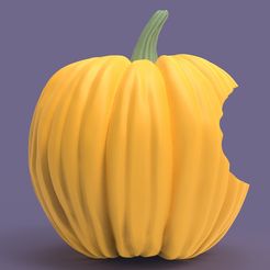 1.jpg Datei STL Halloween-Kürbis 3D-Druckmodell・Modell für 3D-Druck zum herunterladen