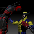 tth.png Deadpool 3 : Wolverine Vs Deadpool FAN-ART STL