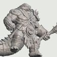 Slug-Lord-Barbarian-Jabba-The-Hutt4.jpg Slug-Lord Barbarian - Jabba The Hutt - Muscular Hutt Warrior with Great-Mace - 28mm/32mm Sci-Fi Fantasy Miniature