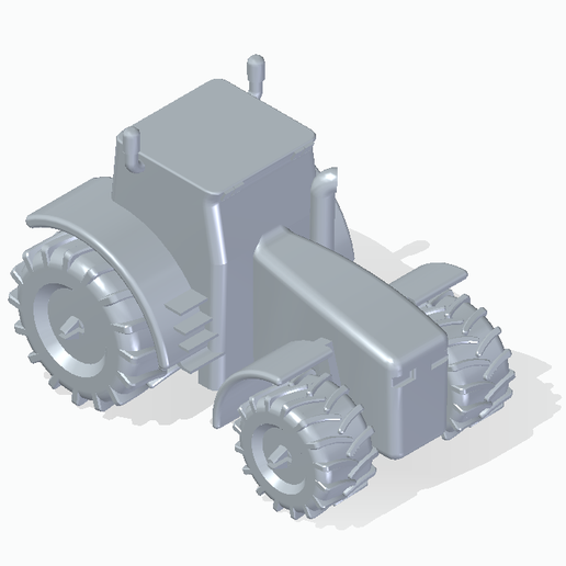Toy Tractor (that can drive) 3D model