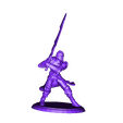 ArmoredWarrior_SwordDoubleHanded.stl Armored Warrior (multiple poses)