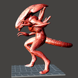0f.png Berserker Xenomorph Hybrid AVP Evolution Predator Alien Predalien ultra detailed STL for 3D printing