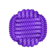 Paracord_keychain_upper_V1.stl Paracord ball keychain